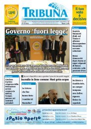 Governo 'fuori legge' - LA TRIBUNA SAMMARINESE