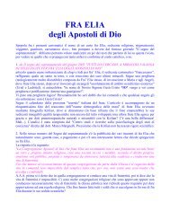 FRA ELIA degli Apostoli di Dio - ASAAP