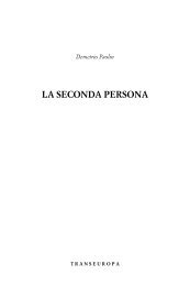 Leggi l'anteprima - Transeuropa Edizioni