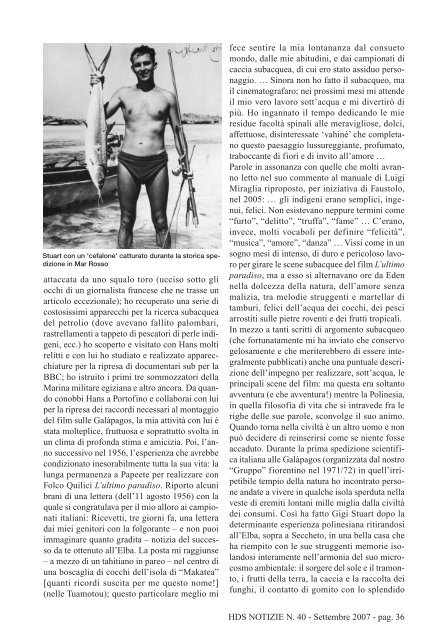 Leggi l'intero numero - Historical Diving Society Italia