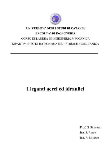 1 Leganti aerei ed idraulici - Dmfci