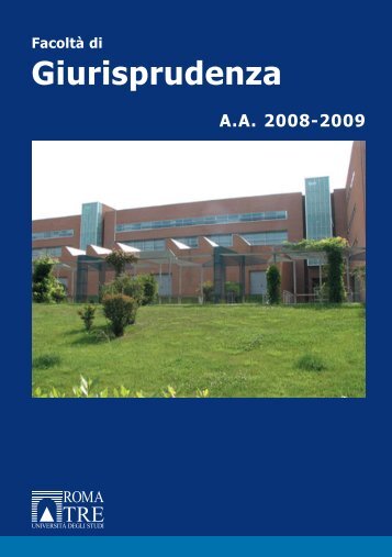 Giurisprudenza - Università degli Studi Roma Tre