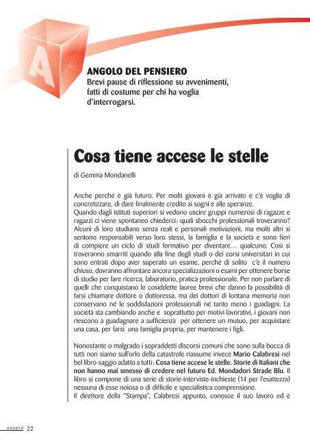 ESSERE - Maggio - Giugno 2011.pdf - CSA Arezzo