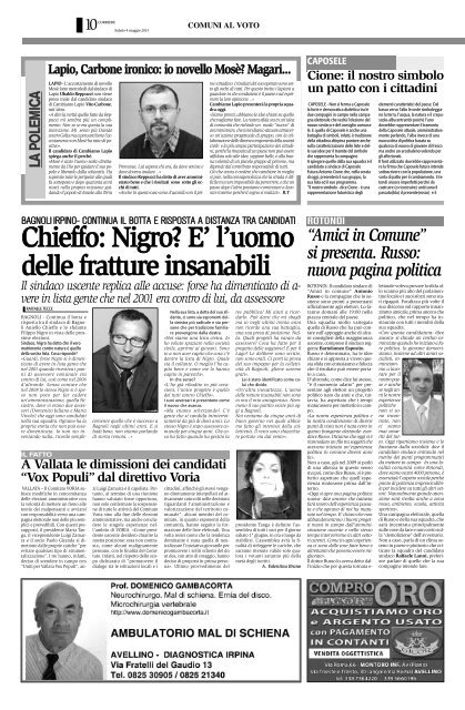 Edizione del 04/05/2013 - Corriere