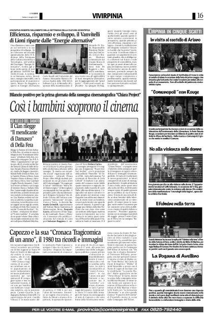 Edizione del 04/05/2013 - Corriere