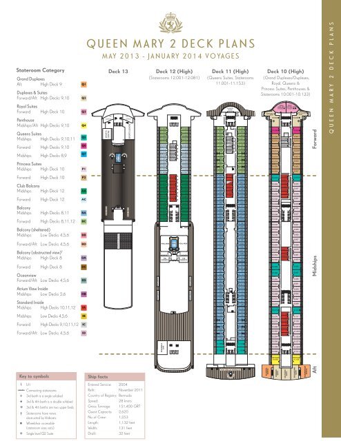 Queen mary 2 deck plans