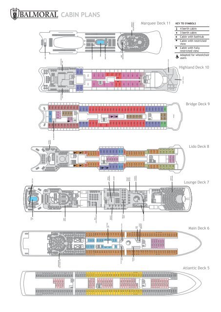 deck plan balmoral cruise ship