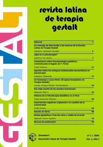 generado - Revista Latina de Terapia Gestalt - Zimentarri