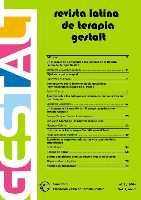 generado - Revista Latina de Terapia Gestalt - Zimentarri