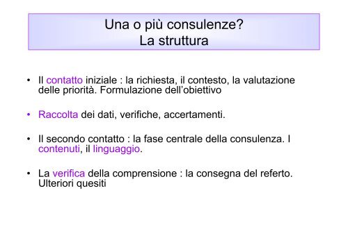Consulenza genetica - Cusmibio.unimi.it