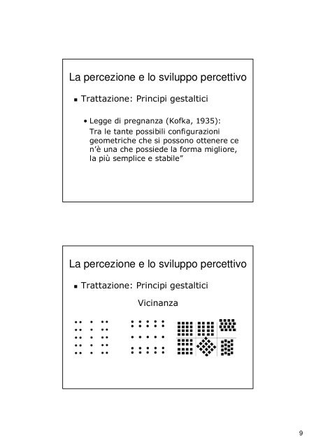 slides tfa didattica della psicologia generale n.1