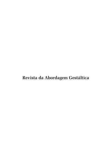 Revista da Abordagem Gestáltica - ITGT