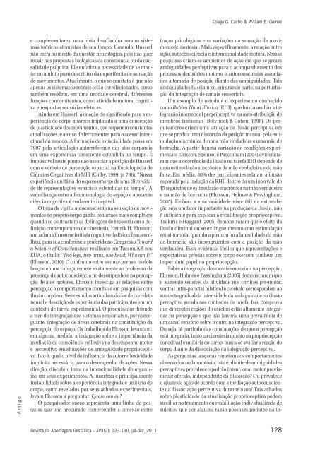 Revista da Abordagem Gestáltica - ITGT