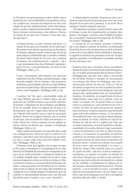 Revista da Abordagem Gestáltica - ITGT