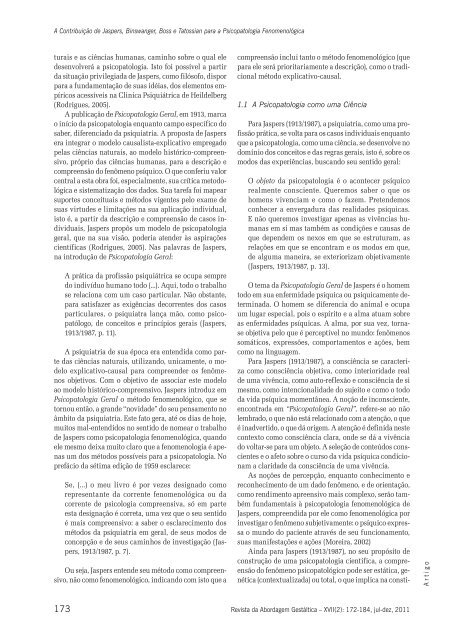 Revista da Abordagem Gestáltica - ITGT