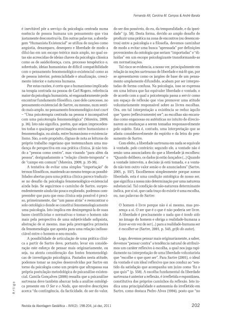 Revista da Abordagem Gestáltica - ITGT