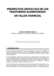 perspectiva gestaltica de los trastornos alimentarios - Instituto ...