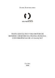 teste gestáltico viso-motor de bender e desenho da figura ... - USF