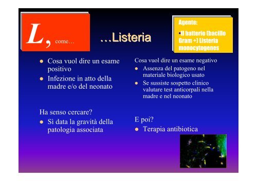 Infezioni del feto e del neonato: uso e significato degli esami microbiologici