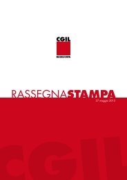 leggi la rassegna - CGIL Basilicata