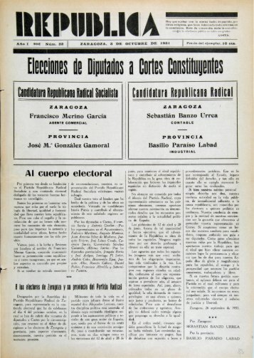 República, 22 (3 de octubre de 1931) - Institución Fernando el ...