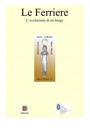 Le Ferriere, l'evoluzione di un Borgo - associazione culturale tor tre ...