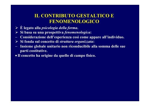 Fenomenologia - Scienze della Formazione