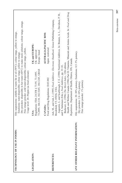 Food additives data book - wordpres