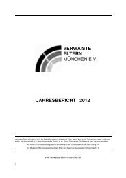 Jahresbericht 2012 - Verwaiste Eltern München