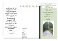 Flyer mit weiteren Informationen - Verwaiste Eltern München