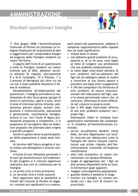 il Foglio del Comune di Pinzolo - N. 8 giugno 2009