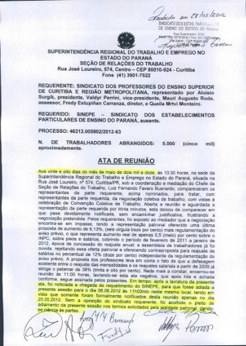 Patrões dizem não ao prosseguimento das negociações - SINPES ...
