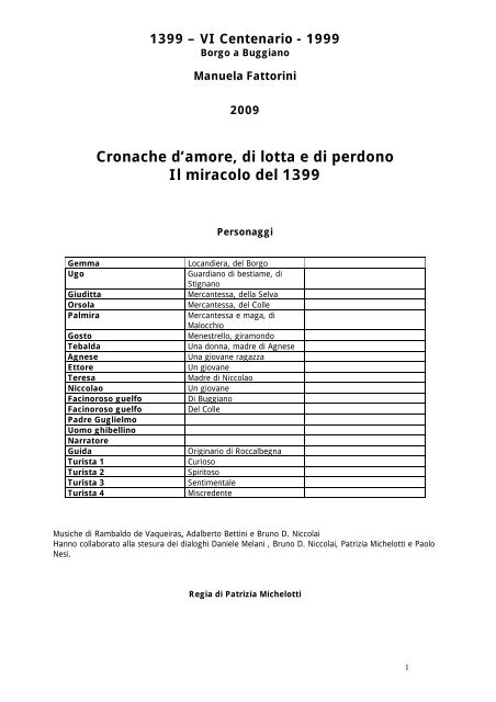 Copione (formato .pdf - 84 KB) - I topi di teatro