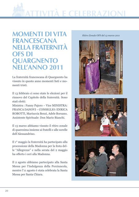 GENNAIO 2012 - Parrocchia di Quargnento