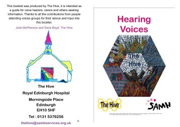Hearing Voices - Scottish Association for Mental Health