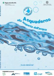 Che cosa nasconde l'acqua? - Regione Lombardia