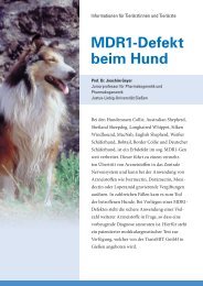 MDR1-Defekt beim Hund - Justus-Liebig-Universität Gießen