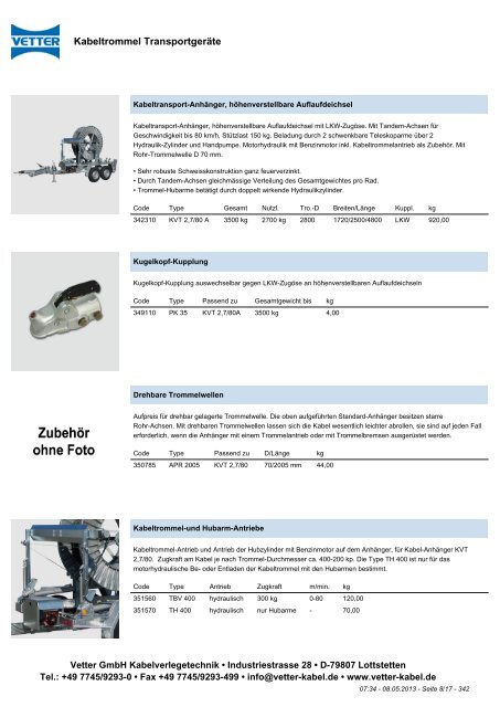 PDF-Prospekt - Vetter GmbH