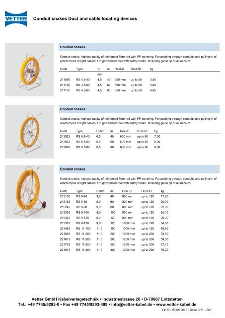 PDF-Prospect - Vetter GmbH