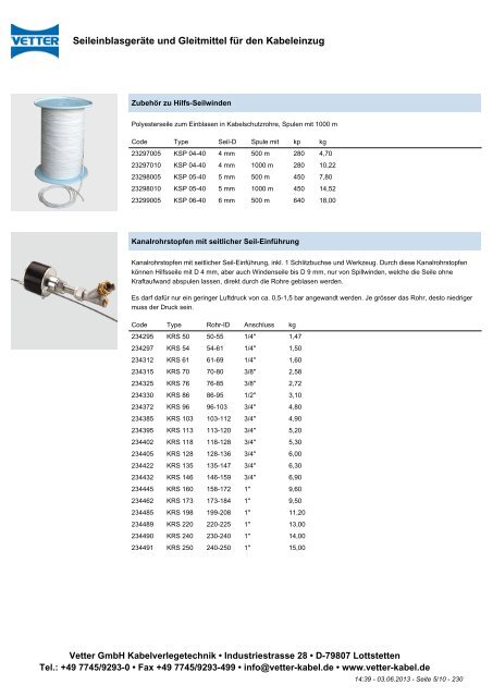 PDF-Prospekt - Vetter GmbH