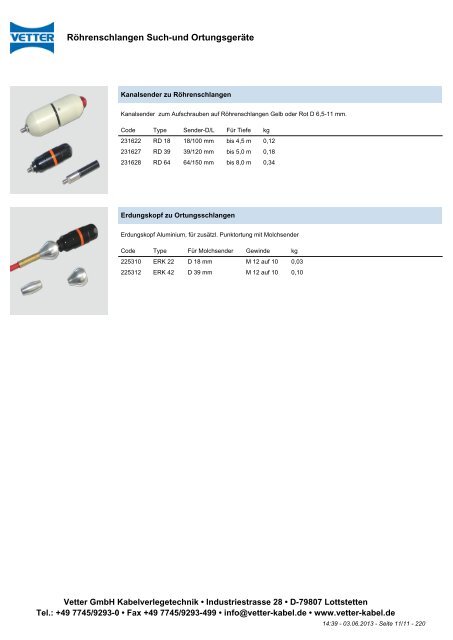 PDF-Prospekt - Vetter GmbH