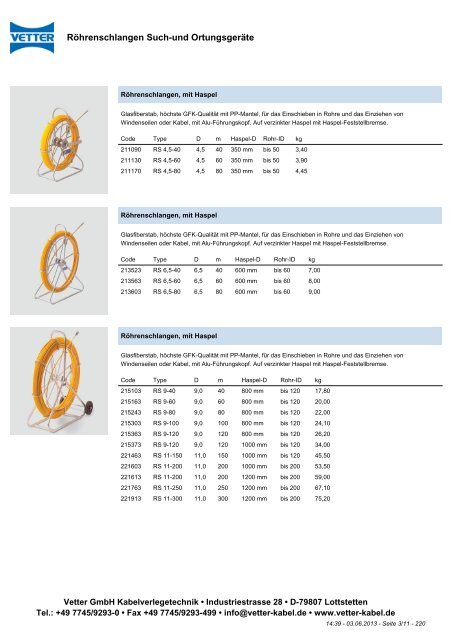 PDF-Prospekt - Vetter GmbH