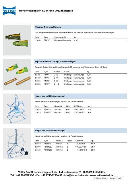 PDF-Prospekt - Vetter GmbH