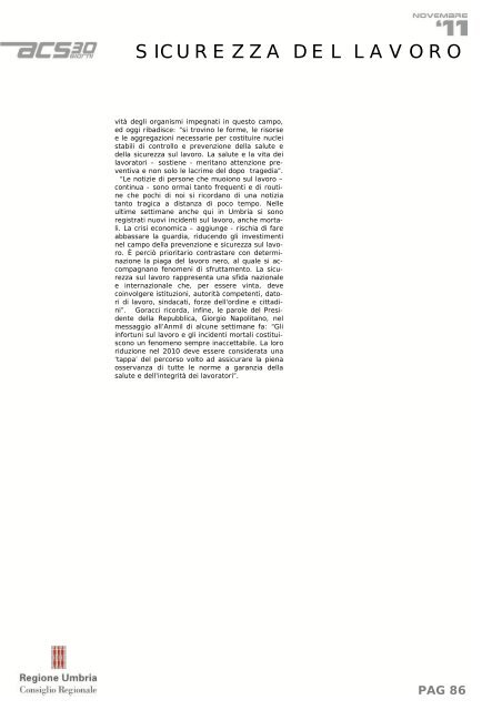 PAG 1 - Consiglio Regionale dell'Umbria - Regione Umbria