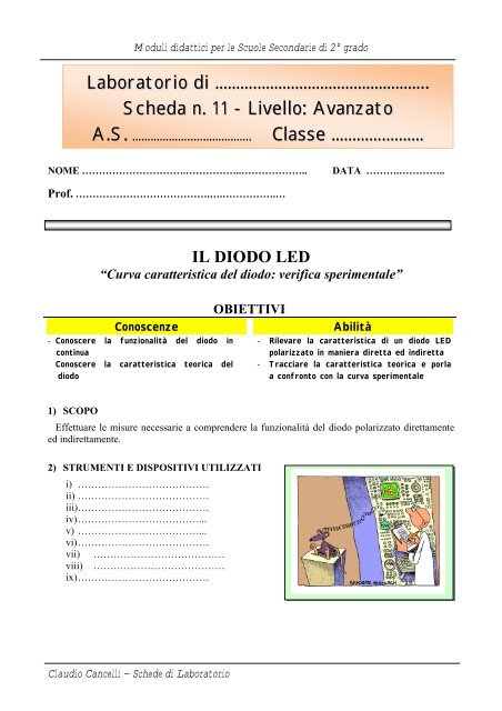 Il diodo LED - Claudio Cancelli