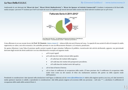 La Voce Della FISSC N1_2013.pdf - Coordinamento Clubs Cesena ...