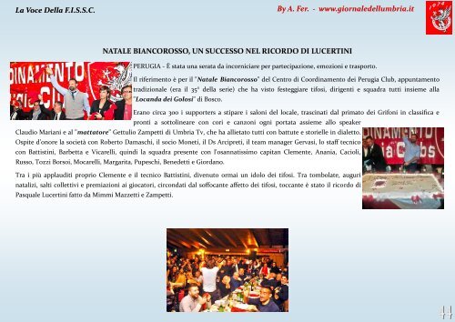 La Voce Della FISSC N1_2013.pdf - Coordinamento Clubs Cesena ...