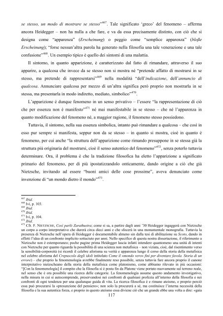 "ricerche logiche" di Martin Heidegger - FedOA - Università degli ...