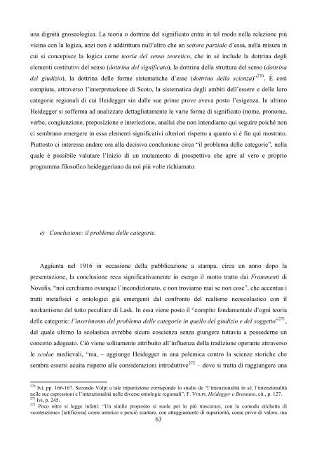 "ricerche logiche" di Martin Heidegger - FedOA - Università degli ...