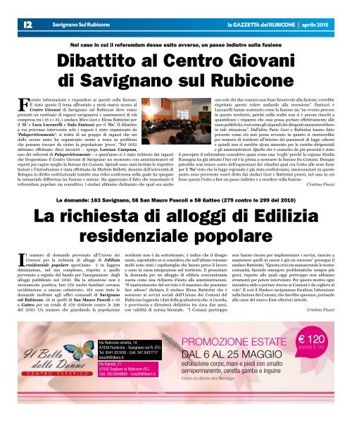 Aprile - Romagna Gazzette